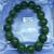 Natural Burmese Jadeite jade icy typeA green Bracelet 13.6 mm beads. 3 thumbnail
