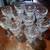 9 Vtg. American Fostoria Hexagon Base Stemmed Water Wine Glasses 5 thumbnail