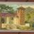 Pair Vintage Paint by Number Paintings Framed California Mission Style Southwest 4 thumbnail
