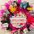 All year round wreath form/ “Welcome “ with pink 1 thumbnail