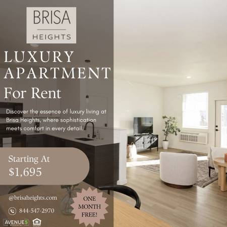 $1,715 / 1br - 743ft2 - Apartamentos modernos - ¡Totalmente nuevos! ¡Ofrecemos 2 meses gratis!63662908664067122