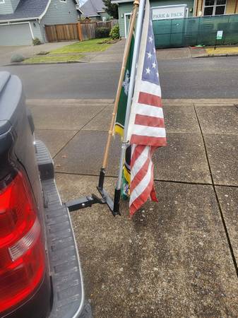 Hitch mount Flag Holder (holds 2) 1