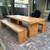 Modern farm house table set. Furniture, handmade furniture 17 thumbnail
