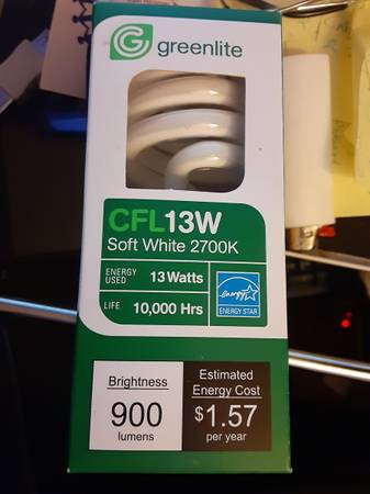 Light bulbs CFL 60W 1