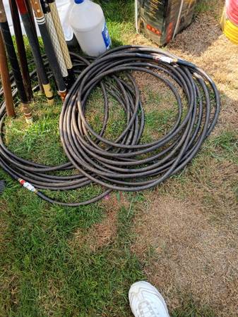 Two hoses for steam generator 1