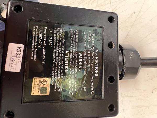 RV Surge Guard protector - $70 (Escondido)63471474978561123