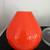 3 glass bud vases- orange - white- clear 5 thumbnail
