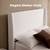 Queen / King Size Bed Frame With 53" Extra Tall Wingback Headboard, Luxury and L 4 thumbnail