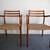 Vintage JL Moller #62 armchairs with cord seats - two available 6 thumbnail