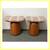 Mid 20th Century Upholstered Teak Stools, Pair 10 thumbnail