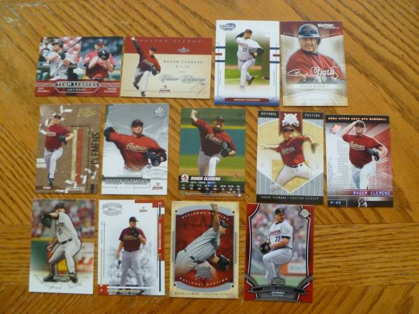 13 Roger Clemens Houston Astros Sports Cards 1