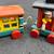 Vintage 1963 Fisher Price Wooden Huffy Puffy Train Engine Pull Toy #99 6 thumbnail