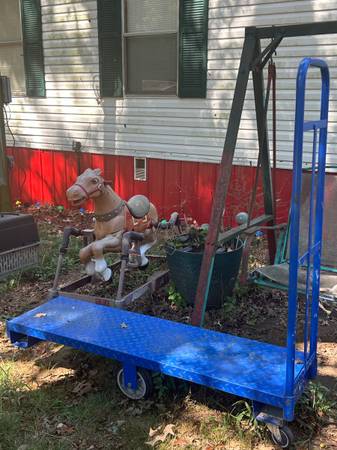 Blue cart shop item 1