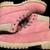 Pink Timberland Work Boots Nubuck Leather Clean 5M 3 thumbnail