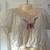 Sz Medium-Large Peasant blouse tops romantic breezy light linen gauze 1 thumbnail