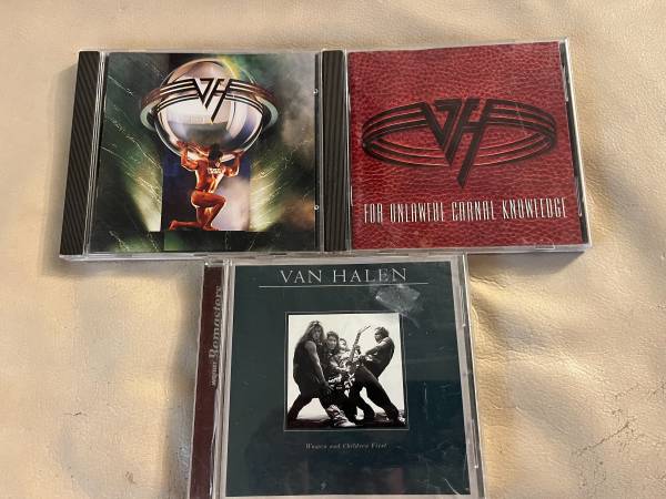3 Van Halen Music CDs 1