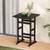 Bar Table Square Black HDPE Outdoor Bar-Height Bistro Table 30" x 30" 1 thumbnail