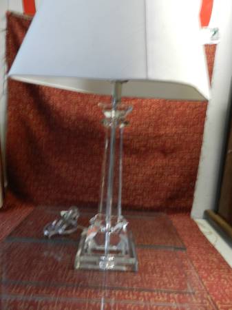 Pair of Cristallino Luminaria Marquis Crystal Table Lamps 1