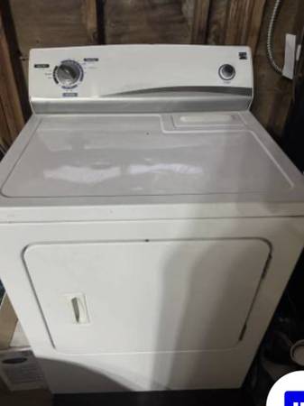 Kenmore white heavy duty electric dryer good working great deal! 1