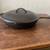 Skillet cast iron pan wok Lodge  Dutch oven with lid deep frying 3 thumbnail