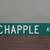 Lg Chapple Av 2-sided retired road street sign, mancave garage, yd art 2 thumbnail
