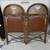 Vintage Unique PAIR of Folding Chairs - Wood & Metal - VERY NICE 2 thumbnail