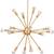 Progress Lighting Ion 16 -Light Brushed Bronze Sputnik Light Fixture 1 thumbnail