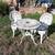 Solid metal garden furniture set 1 thumbnail