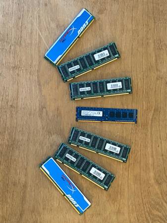 Seven (7) RAM chips 1