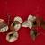 MACY'S HOLIDAY LANE GOLD IRON, FLOWERS & LEAVES ORNAMENT (Set of 2) 2 thumbnail