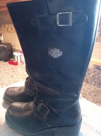 Woman's Harley Davidson Riding Boots Size 7 1