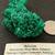 Natural Green Malachite Crystal Rock from Africa, size 2"x3"x1" 5 thumbnail
