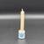 Tumbler Ceramic Blue And White Mini Candle Holder W/Candle 1 thumbnail