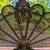 Antique Brass Peacock Fireplace Fan Folding Screen 5 thumbnail