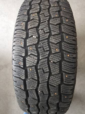 2- P 235 65 R 16 .. Hercules Studded Snow Tires 1