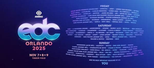 3 DAY GA EDC WRISTBAND 1