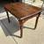Antique Walnut Table w/2 Pressed Back Chairs-Set 1 thumbnail