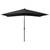 vidaXL - Garden Parasol Black Polyester 6.6 x 9.8 ft Foldable..! 5 thumbnail