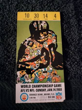 Super Rare Super Bowl Ticket 🏈 1