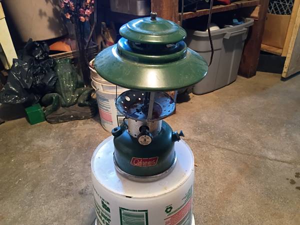 Vintage Coleman gas lantern 1