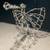 Outdoor Lighted Christmas Holiday Angel Wire Sculpture 1 thumbnail