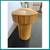 Studio Ellison Liza Oval Rattan Console Table 4 thumbnail