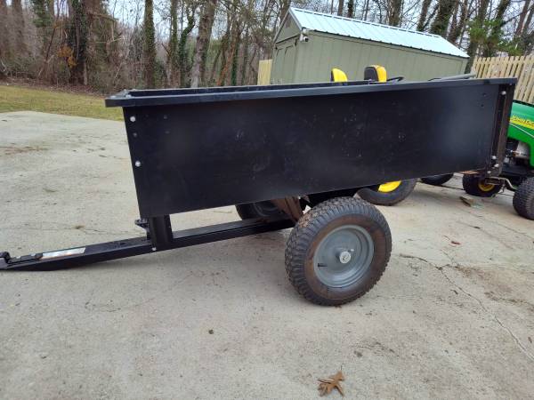 AGRI-FAB dump trailer pull behind mower 1