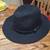 Fedora STYLISH BLACK HAT SOMBRERO 1 thumbnail