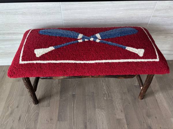 Chandler Four Corners Hickory Bench - moving out of state! 1