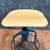 Vintage Toledo Metal Furniture Co. Work Stool w/ Backrest GA20532 8 thumbnail