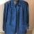 Brand New Blue Suede/Leather Coat 1 thumbnail