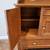Dining Room Buffet with Lighted Open Hutch - 2-Piece Set - Solid Oak 10 thumbnail