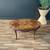 Antique French Louis XV-Style Inlayed & Carved Coffee Table Rustic Far 3 thumbnail