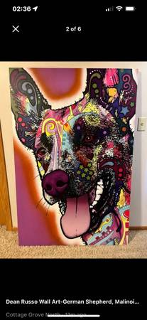 Dean Russo “Malinois” Canvas Print 1